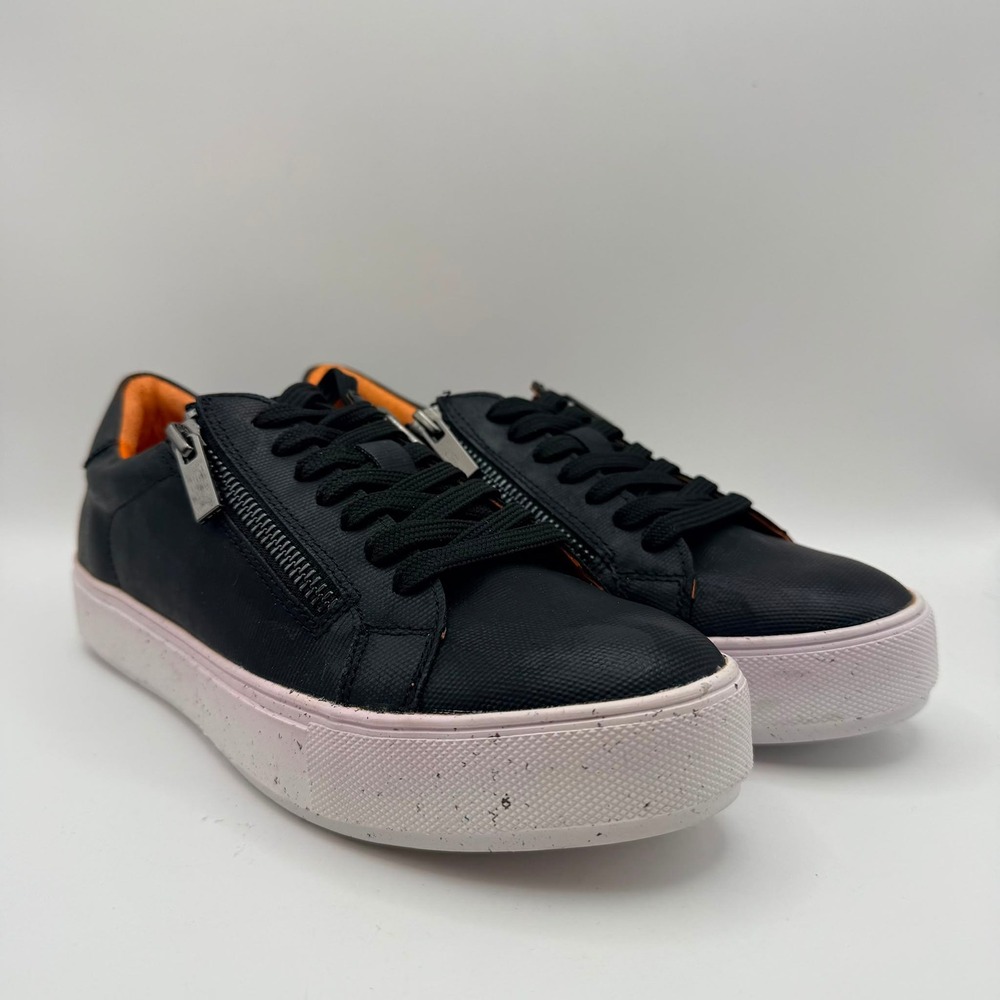 Beau Tex Designs Ashley Low Rise Shoes Womens US 5 Black Zip Sneakers EU 36